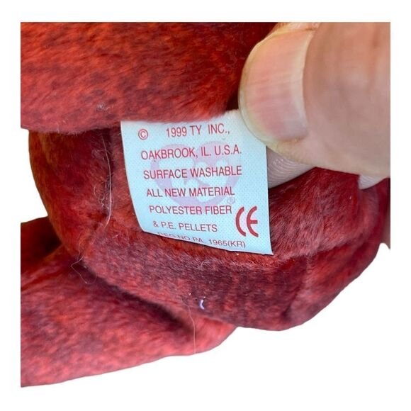 Schweetheart the Orangutan Monkey 1999 Retired TY Beanie Baby PE Pellets EUC - Picture 4 of 8